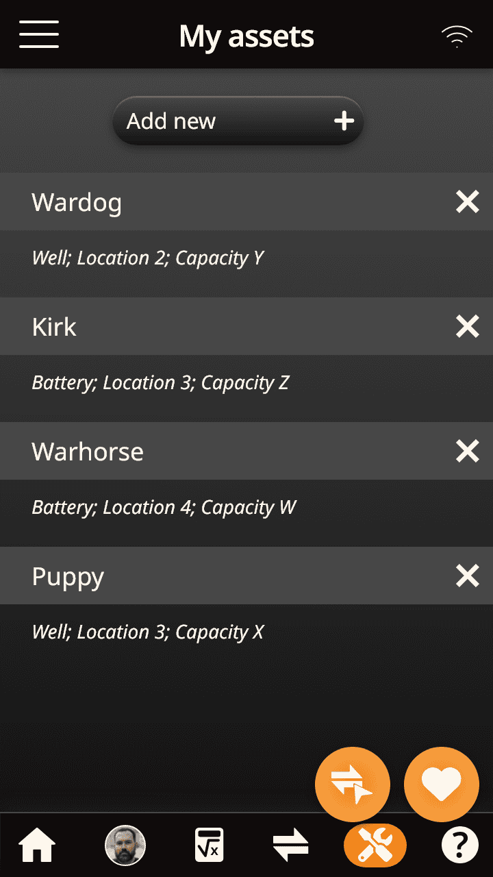 WildcatWorks assets for logged-in online user screen