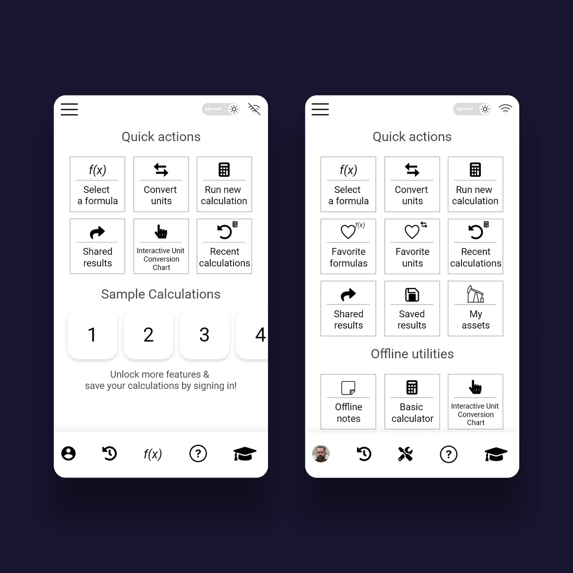 WildcatWorks app dashboard wireframe